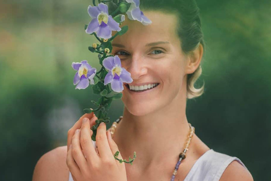 Women receiving holistic therapy